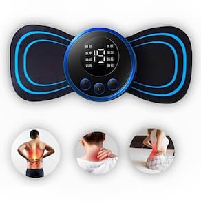 Mini massageador cervical elétrico portátil alivia dores