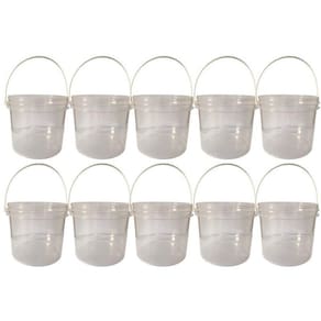 Balde transp 2.2l alça plast p colocar no freezer 10 pçs