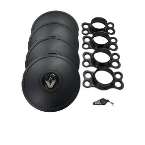 Calotas miollo renault clio aro 14 1999/16 tradicional preto