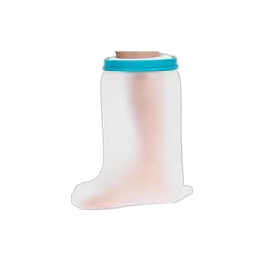 Protetor impermeável de perna para banho longevitech