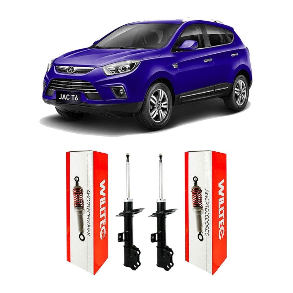 2 amortecedor dianteiro jac motors t6 2014 2015 2016 com