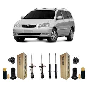 Amortecedor monroe com kit coxim fielder 2007 08
