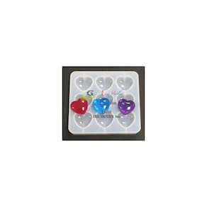 Molde de silicone para resina em forma de 9 divisões