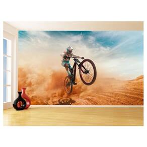 Papel De Parede Mountain Bike Ar Livre Passeio 3,0M Aca43