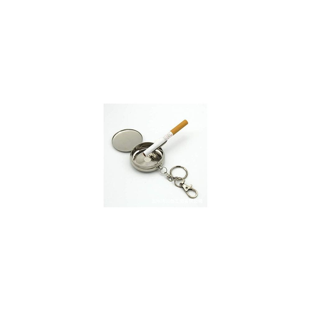 Chaveiro de bolso com design de luxo portátil, conjunto de aço inoxidável