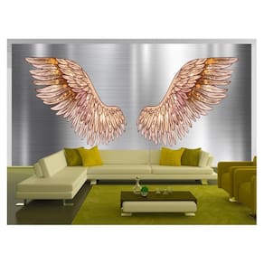 Papel De Parede 3D Arte Asas Selfie Insta Cores 3,5M Tra224