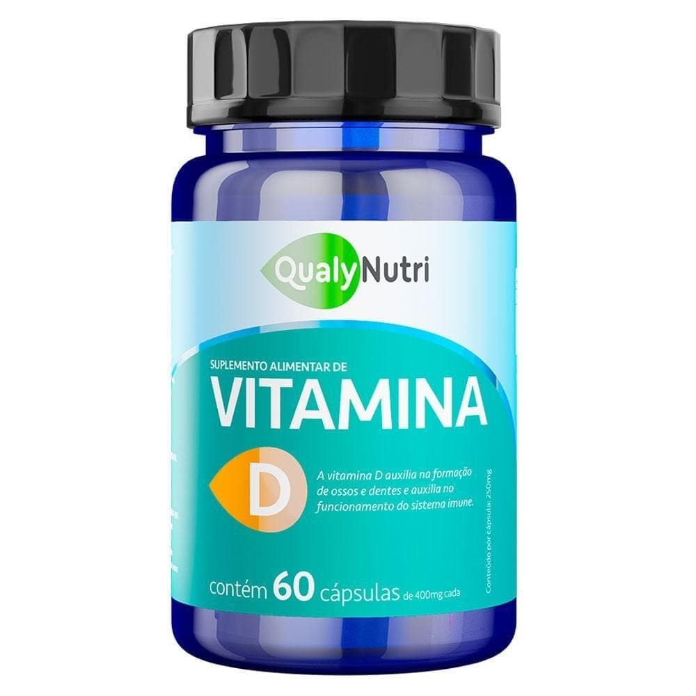 Vitamina d qualy nutri c/60 cápsulas