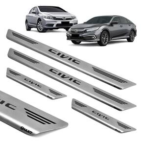 Soleira aço inox escovado porta mult civic 2017
