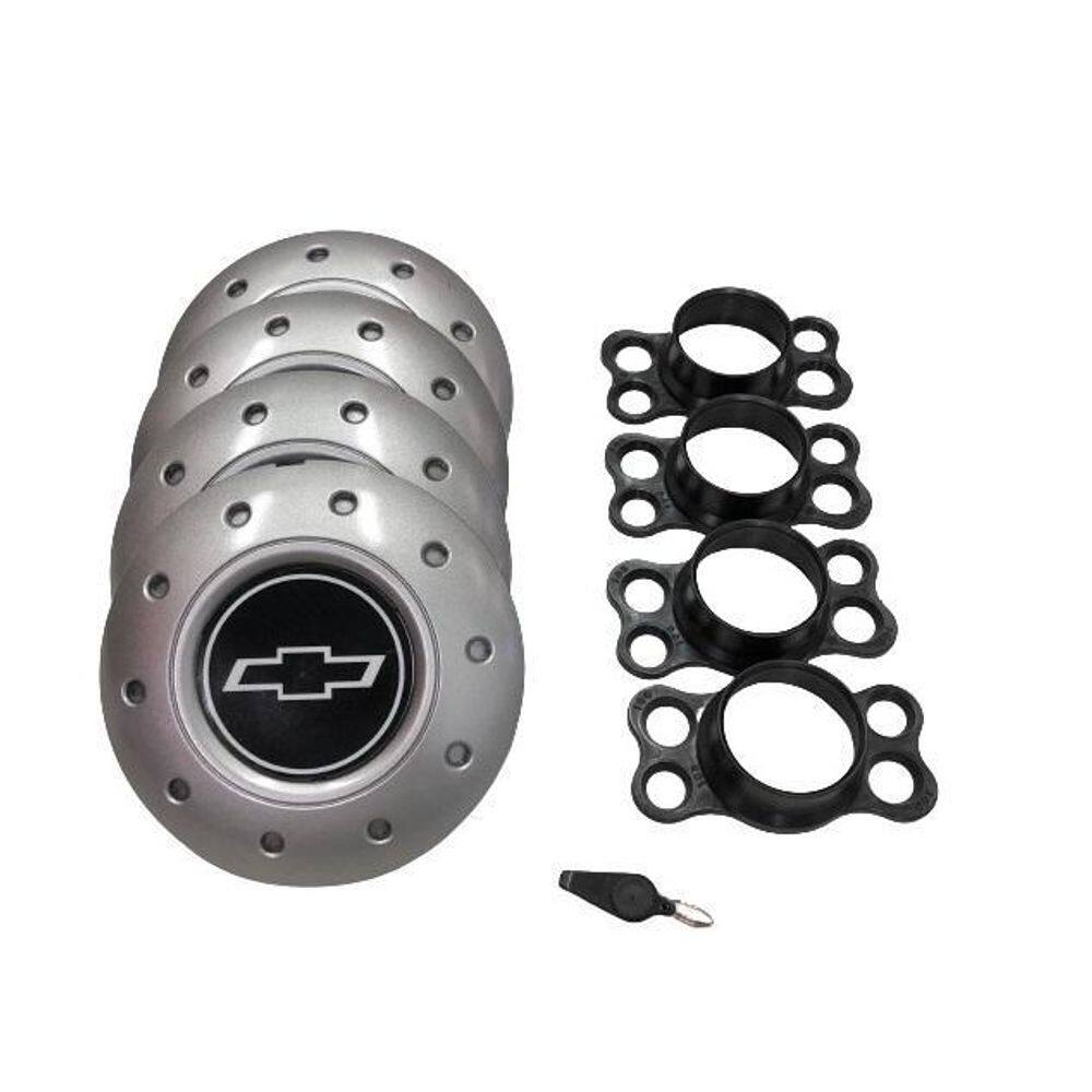 Calotas miollo gm corsa aro 13 1994/2012 estilo amarok prata
