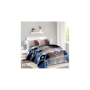 Capa Chiporro 1 1/2 lugares Coffee Blue Rhombus 180x230cm