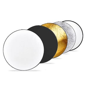 Rebatedor circular h08b refletor 5 em 1 dobrável de 80cm