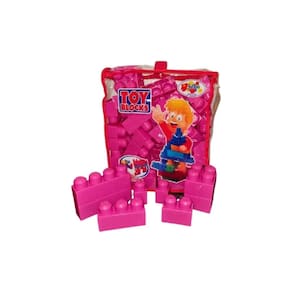 Blocos de construção Mega Blocks Fab Chilena 50 peças - Fuchsi