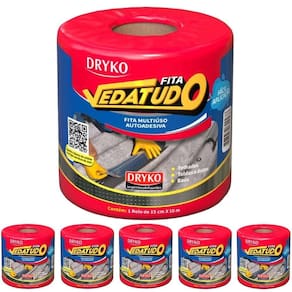 Fita Asfáltica Vedatudo 15 cm x 10 m 6 Unidades DRYKO