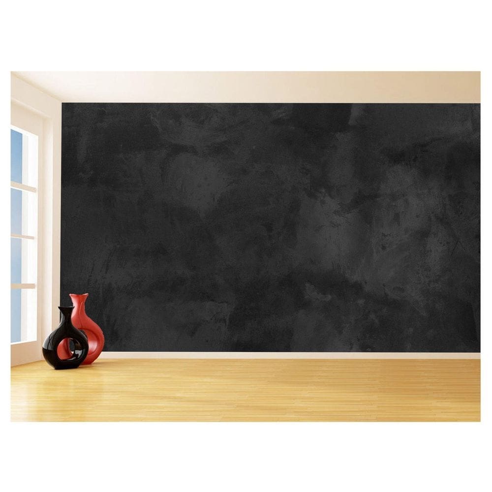 Papel De Parede 3D Concreto Queimado Liso Cinza 3,5M Kkt09