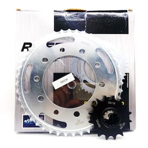 Kit coroa e pinhão cb600 hornet 2008 a 2014 riffel aço 1045