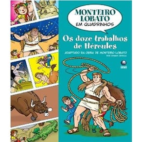 Livro os doze trabalhos de hercules - monteiro lobato