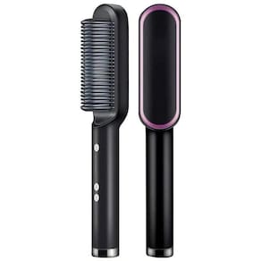 Escova pente secadora profissional 3 em 1 seca modela cabelo portátil