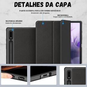 Capinha tpu slot caneta para samsung tab s7fe 12.4 t730 t735