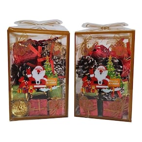 Kit bolas natal - 52 peças - 5cm - plástico - ex decor