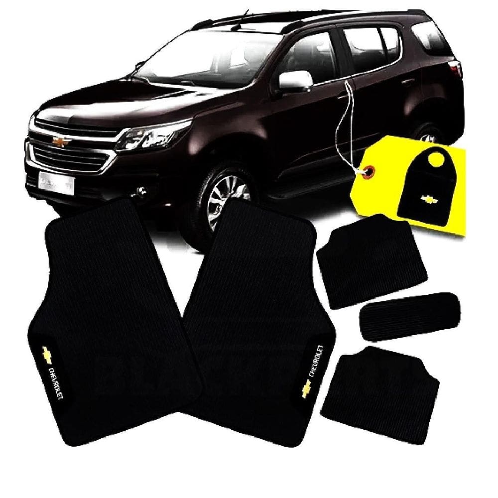Tapete pvc borracha gm trailblazer 4 peças