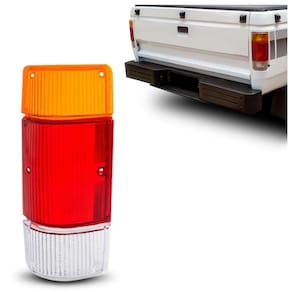 Lente lanterna traseira d20/a20/c20 1985 a 1996 tricolor