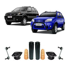 2 kit amortecedor bieleta traseira ecosport 4x4 2003 a 2012