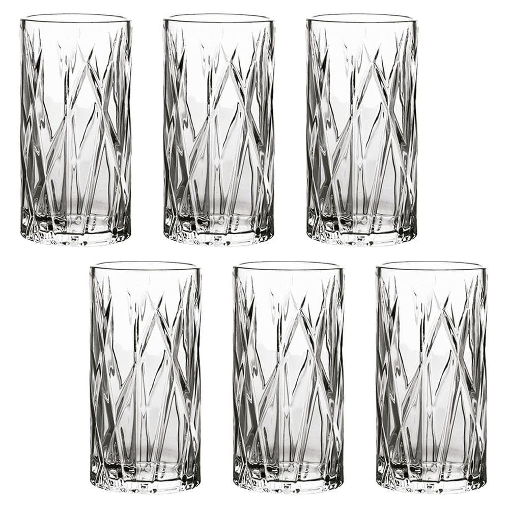 Jogo 12 copos cristal água 350 ml linha forest l`hermitage