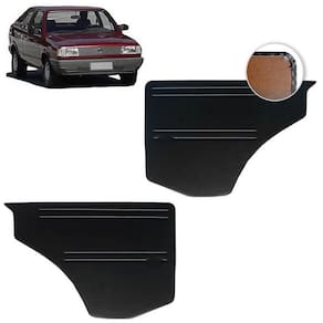 Forro De Porta Traseira Gol 81-94 Vinil Preto