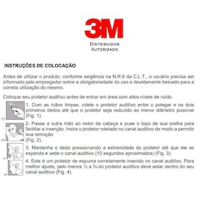 Protetor ouvido diminui ruído pra estudar e trabalhar 3m