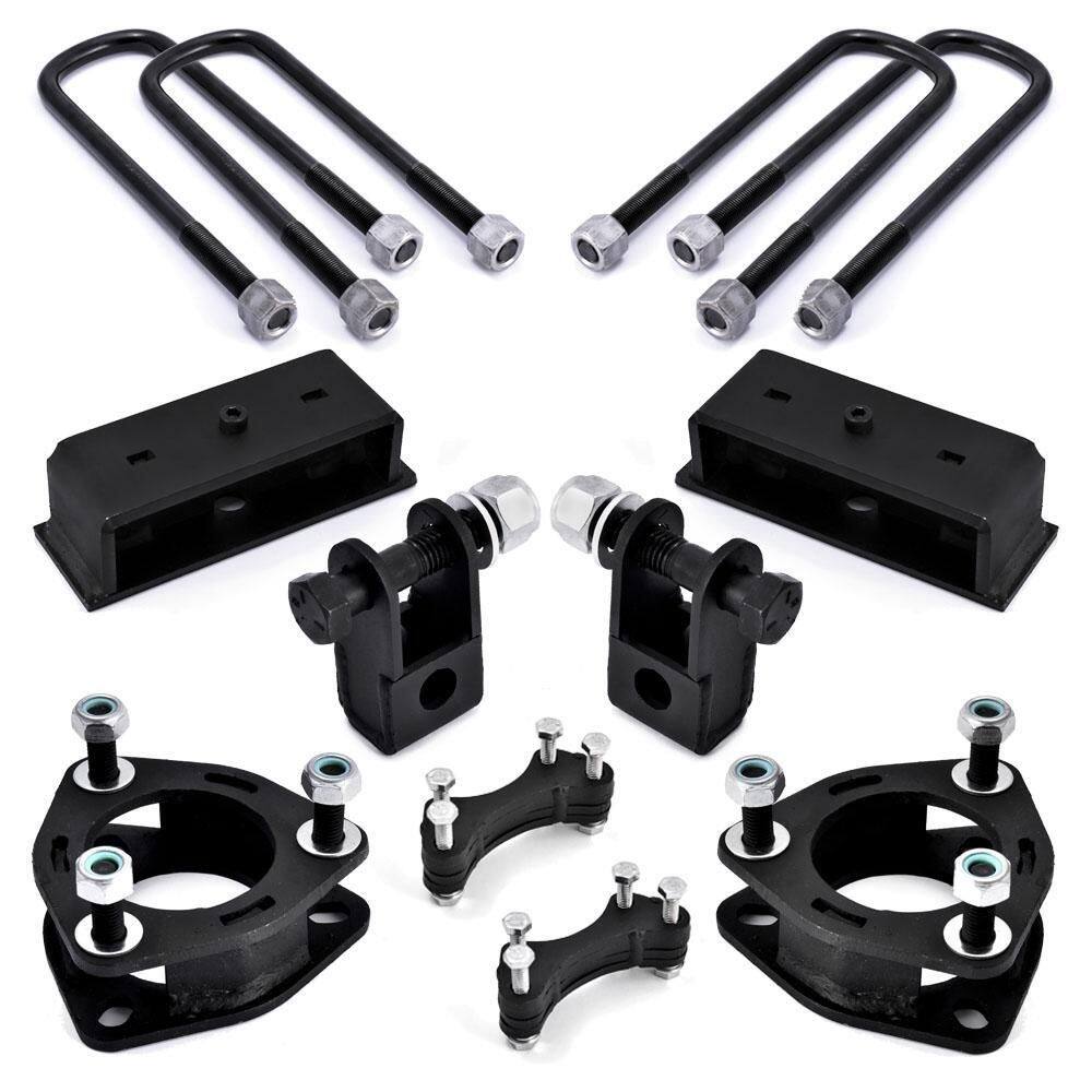 Kit lift calço suspensao dianteiro traseiro 5cm s10 2013