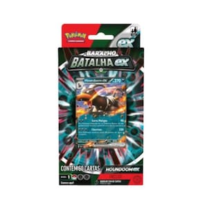 Jogo de Cartas - Houndoom ex - Baralho de Batalha COPAG DA AMAZONIA