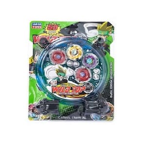 Kit tornado beyblade brinquedo infantil com 5 peças
