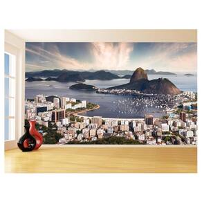 Papel De Parede Cidade Rio De Janeiro Por Sol 3,5M Ncd331
