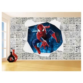 Papel De Parede 3D Heróis Página Quadrinhos Hq 3,5M Nhma167