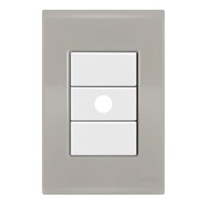 Placa 1 saída de fio 4x2 - tramontina liz / branca