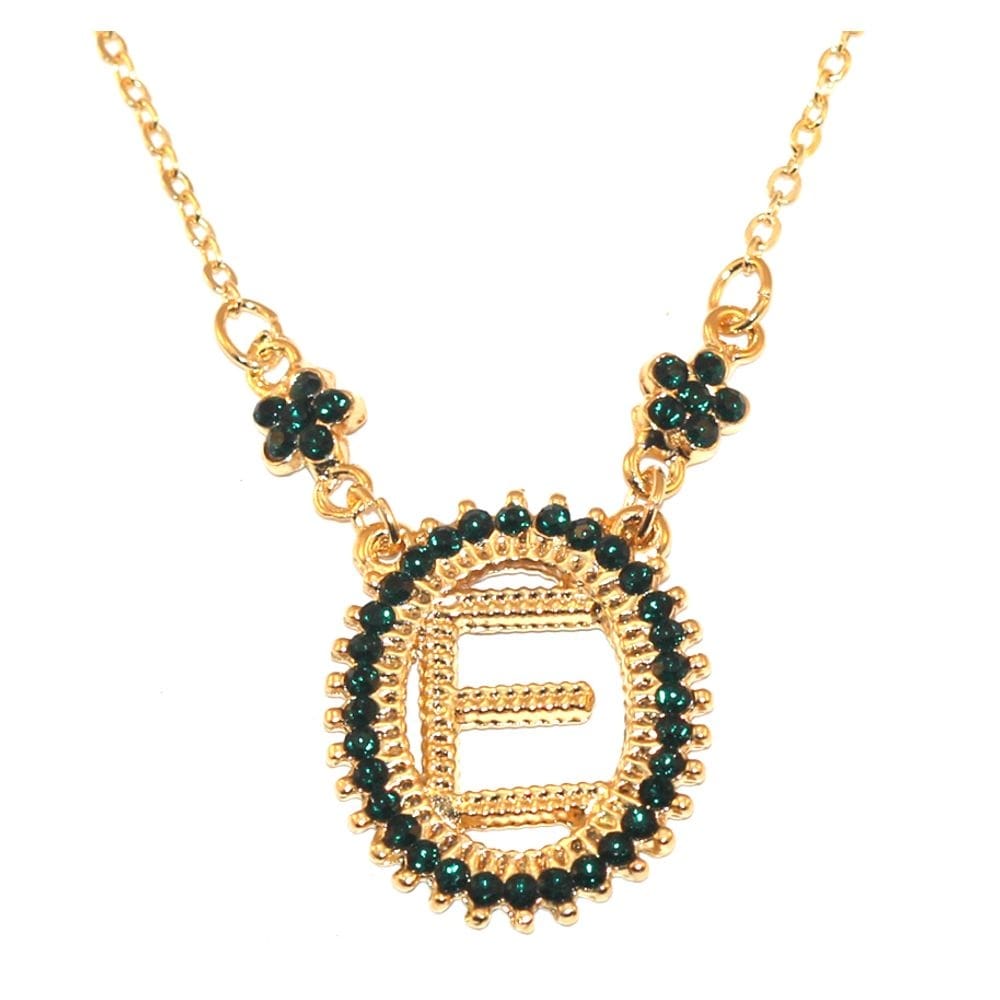 Colar inicial e lembrancinha letra folheado ouro 18k