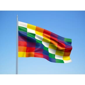 Bandeira Whipala dos Povos Nativos de Sanfex - S0502 60 x 90 cm
