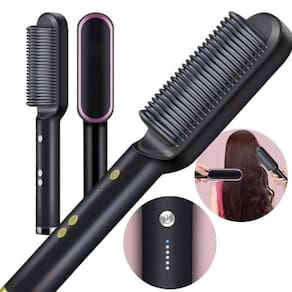 Escova secadora profissional seca alisa e modela cabelo,