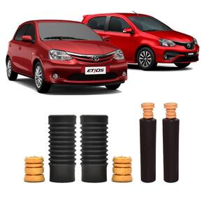 Batente coifa dianteiro + traseiro etios 2012 2013 2014 2015