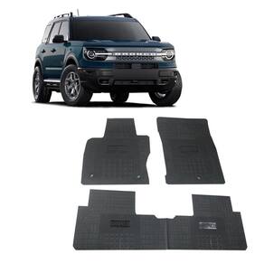 Jogo tapete interno reforçado ford bronco 2021 em diante preto especifico