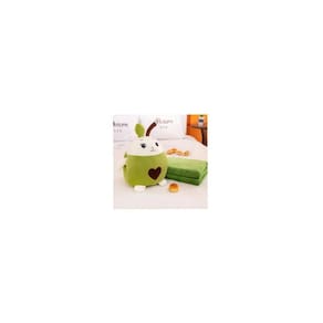 Almofada de pelúcia para aquecimento de mãos com cobertor PEAR 35x28cm