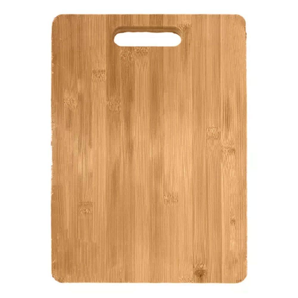 Tábua De Bambu Retangular 35X25Cm Corte Carne Cozinha