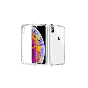 Capa reforçada em gel de TPU transparente reforçada para XS Max