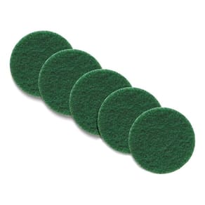 Disco Verde 510Mm Enceradeira Para Limpeza De Piso 5 Unidade