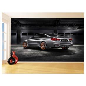 Papel De Parede 3D Carro Bmw M3 M4 Serie Sport 3,5M Car33