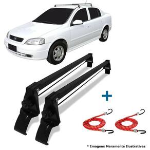 Rack teto astra 1999 à 2013 4 portas + 2 elástico carga