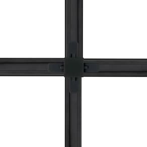 Conector emenda llum tipo x para trilho eletrificado preto