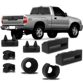 Kit Buchas Coxim Para Reparo Dobradiça Da Tampa Caçamba S10 2001 2002 2003 2004 2005 2006 2007 2008 2009 2010 2011