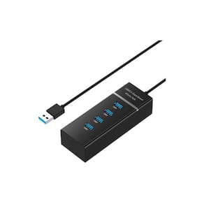 Hub USB 3.0 de 4 portas Multi USB com luz indicadora -