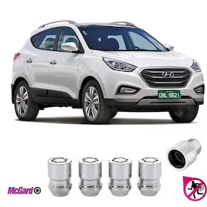 Kit porca trava antifurto roda hyundai i30 ix35 2012 a 2022
